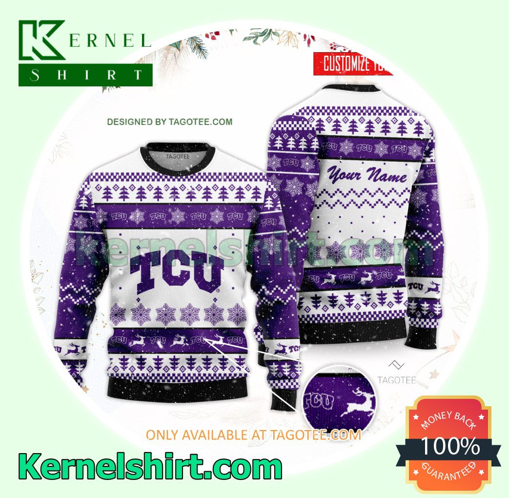 Texas Christian University Xmas Knit Sweaters