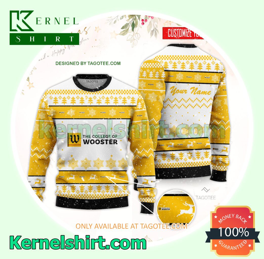 The College of Wooster Student Xmas Knit Sweaters