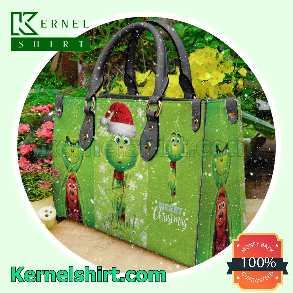 The Grinch Merry Christmas Let It Snow Womens Tote Bag