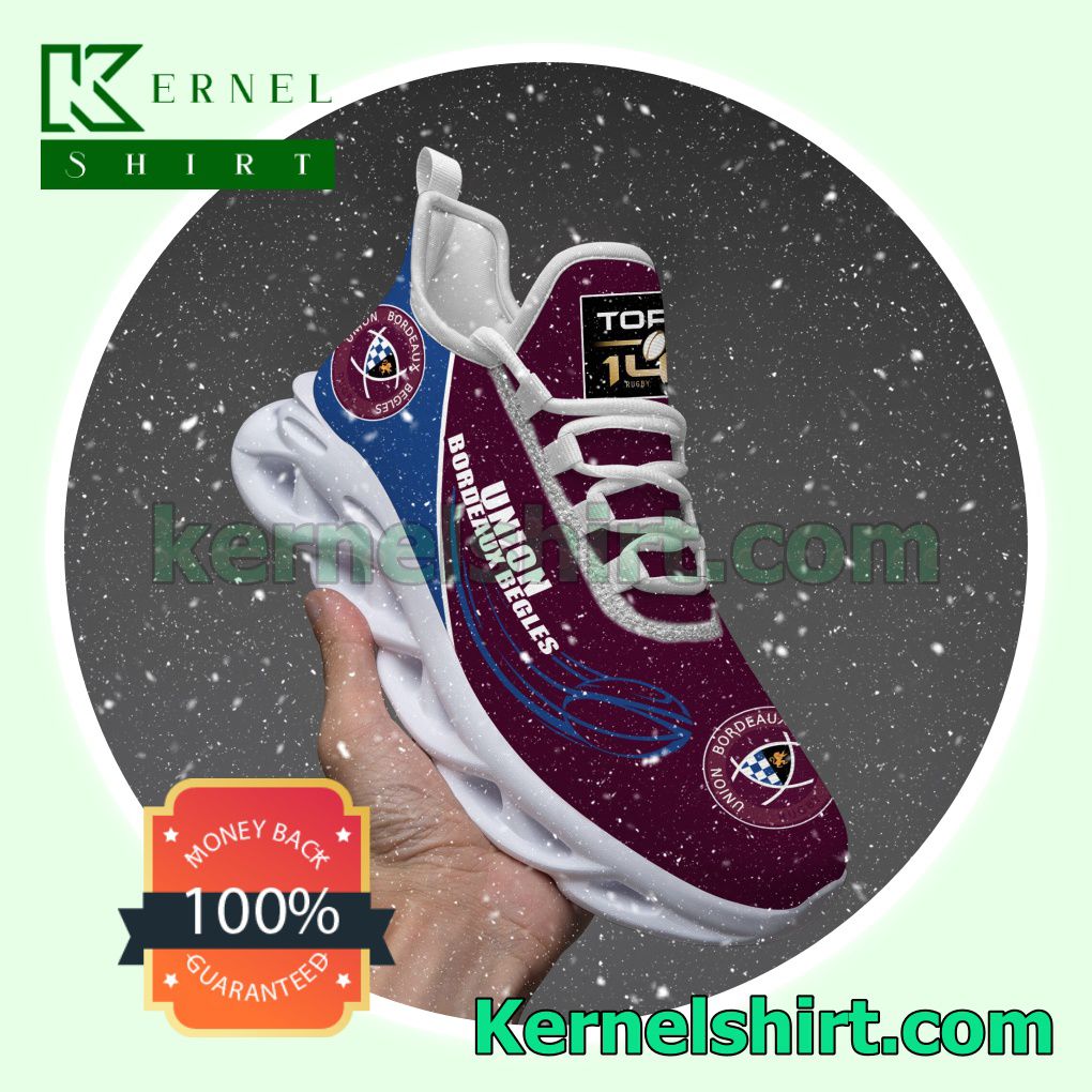 Union Bordeaux Begles Logo Walking Sneakers