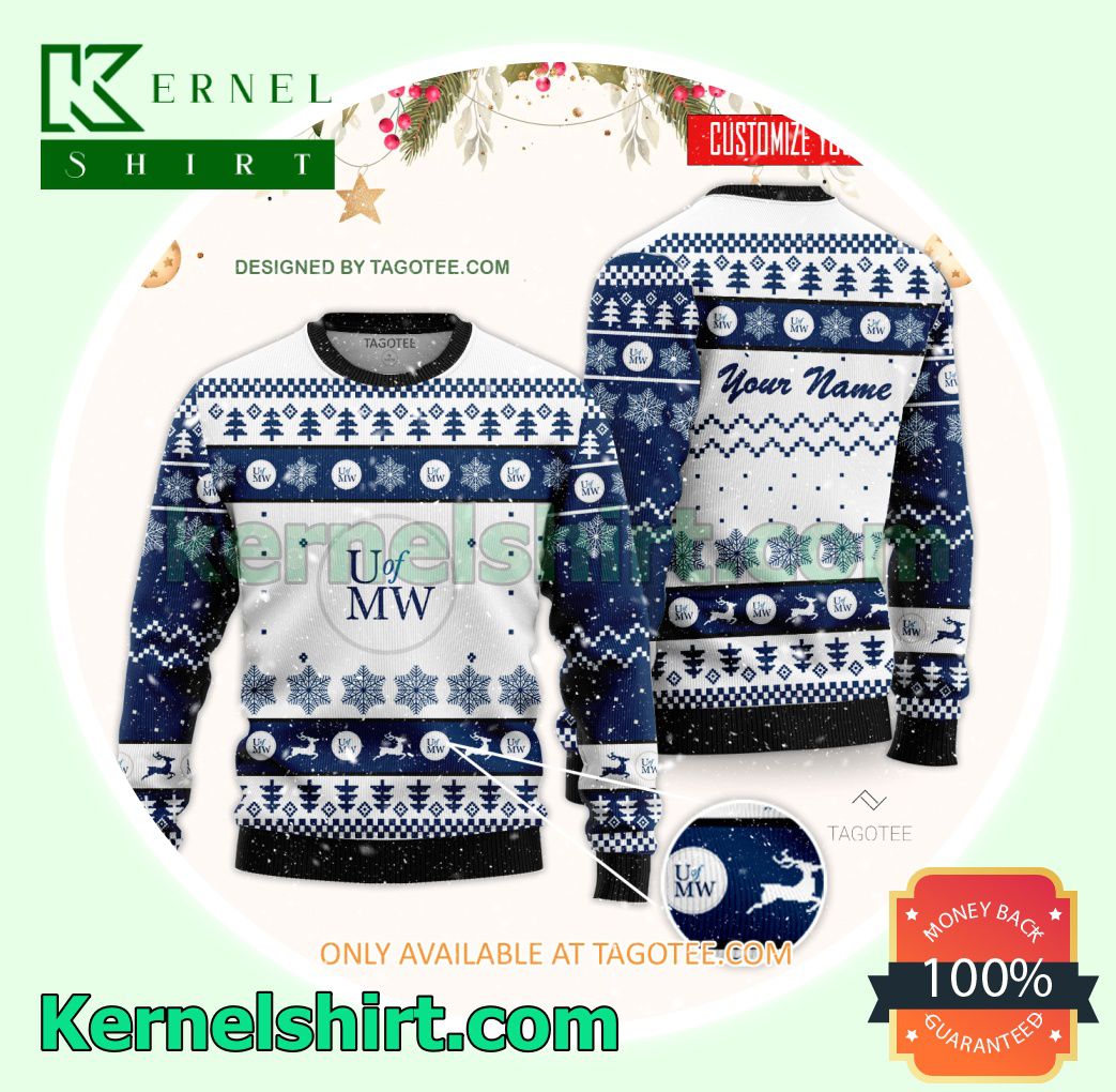 University of Mary Washington Xmas Knit Sweaters