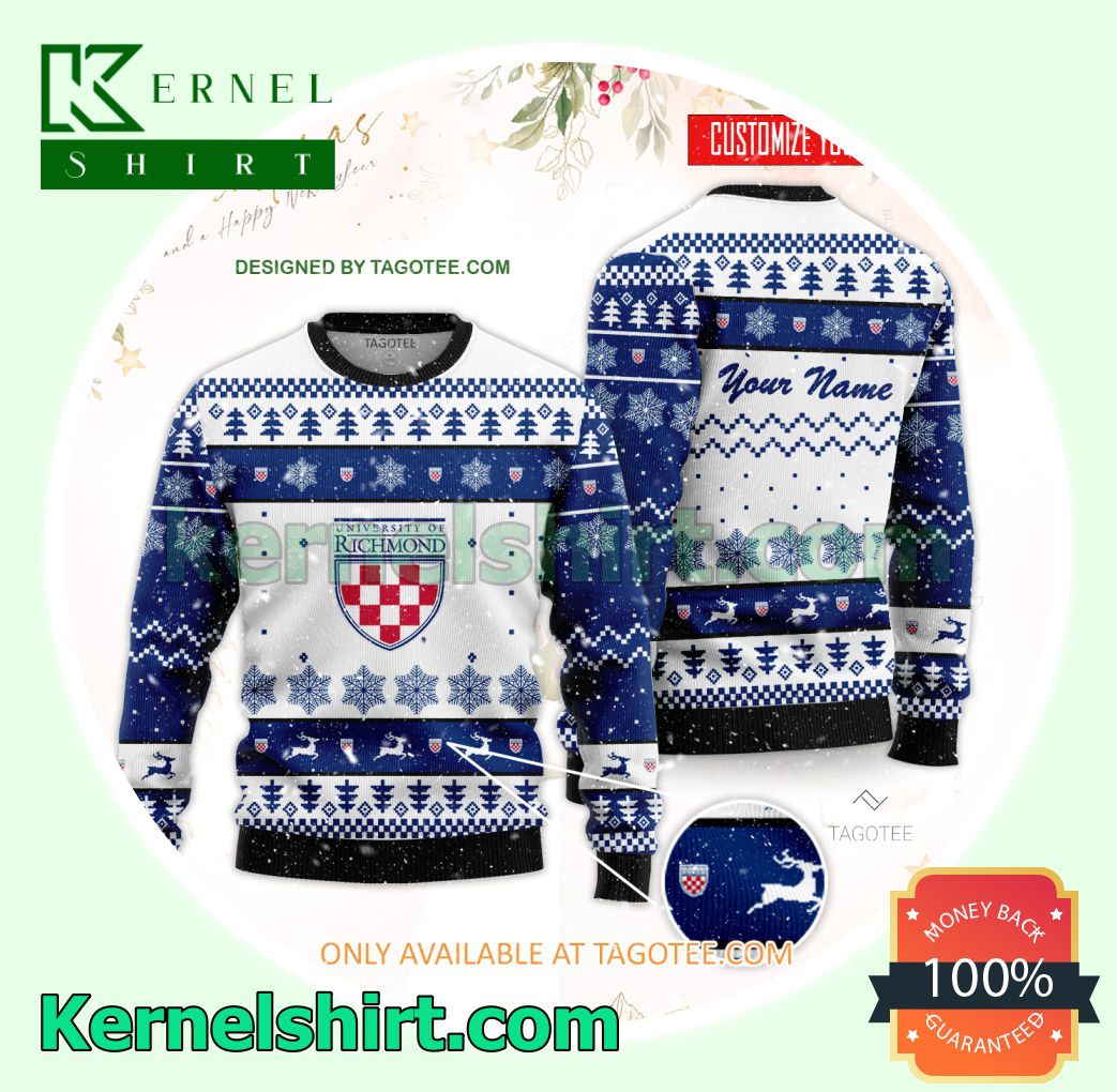 University of Richmond Logo Xmas Knit Sweaters