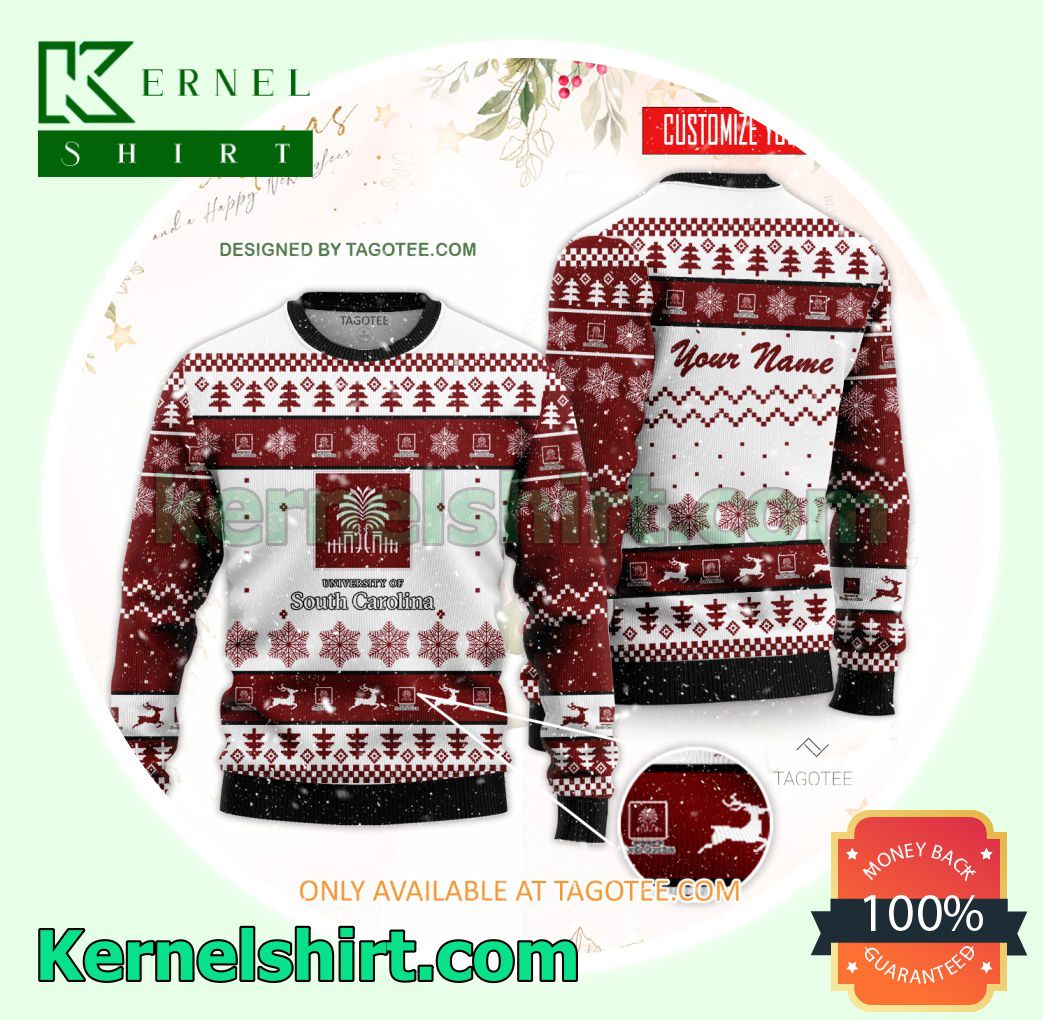 University of South Carolina Logo Xmas Knit Sweaters