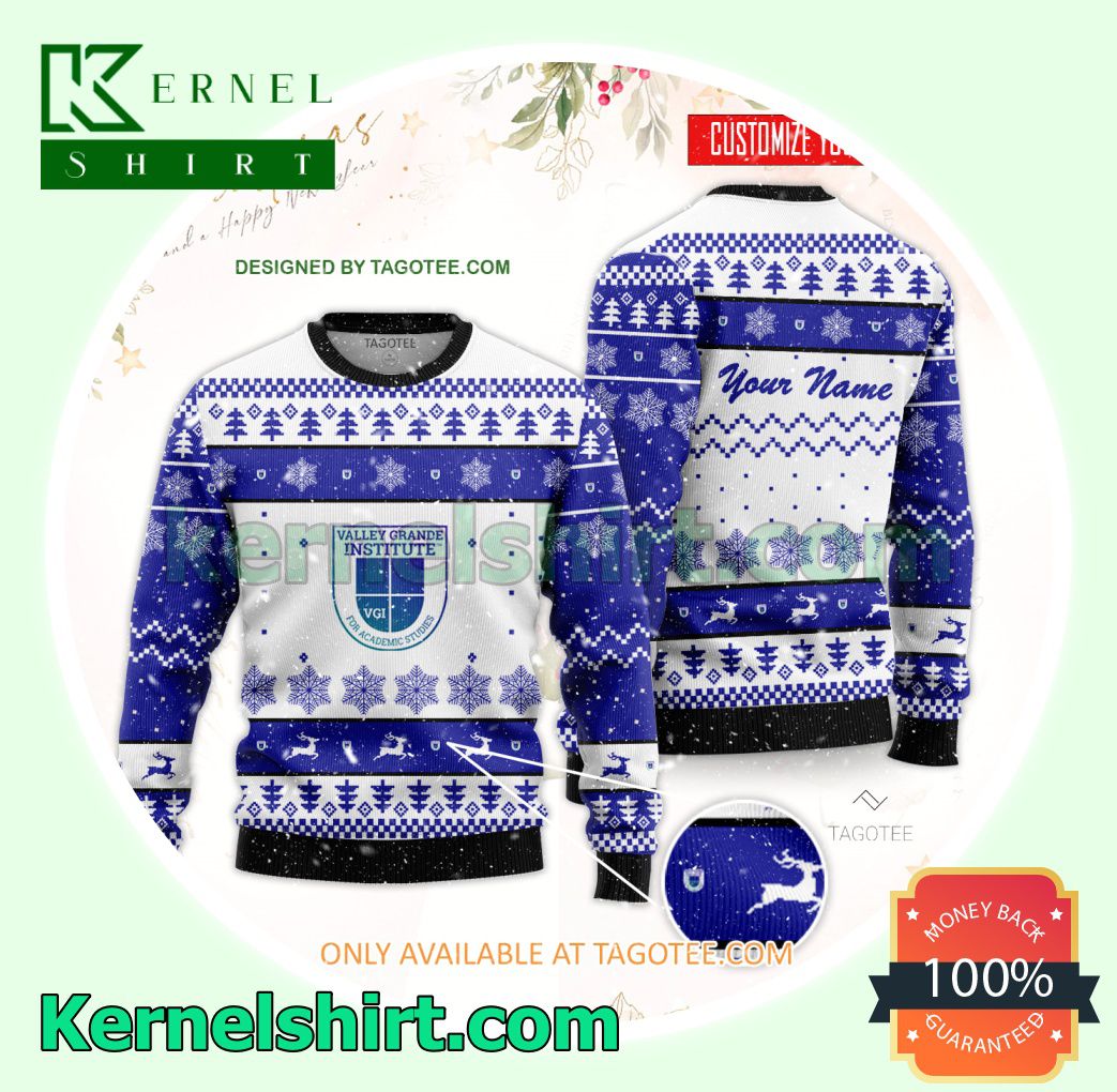 Valley Grande Institute for Academic Studies Xmas Knit Sweaters