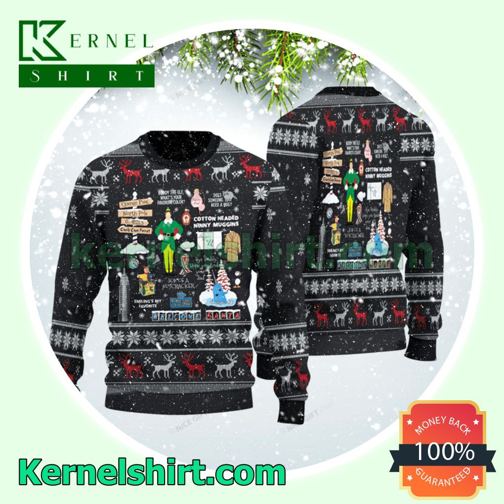 Welcome Santa Xmas Knit Sweaters