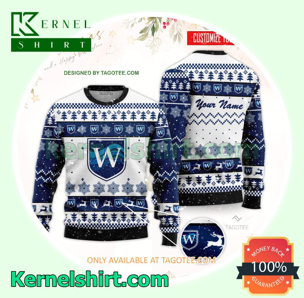 Westcliff University Logo Xmas Knit Sweaters