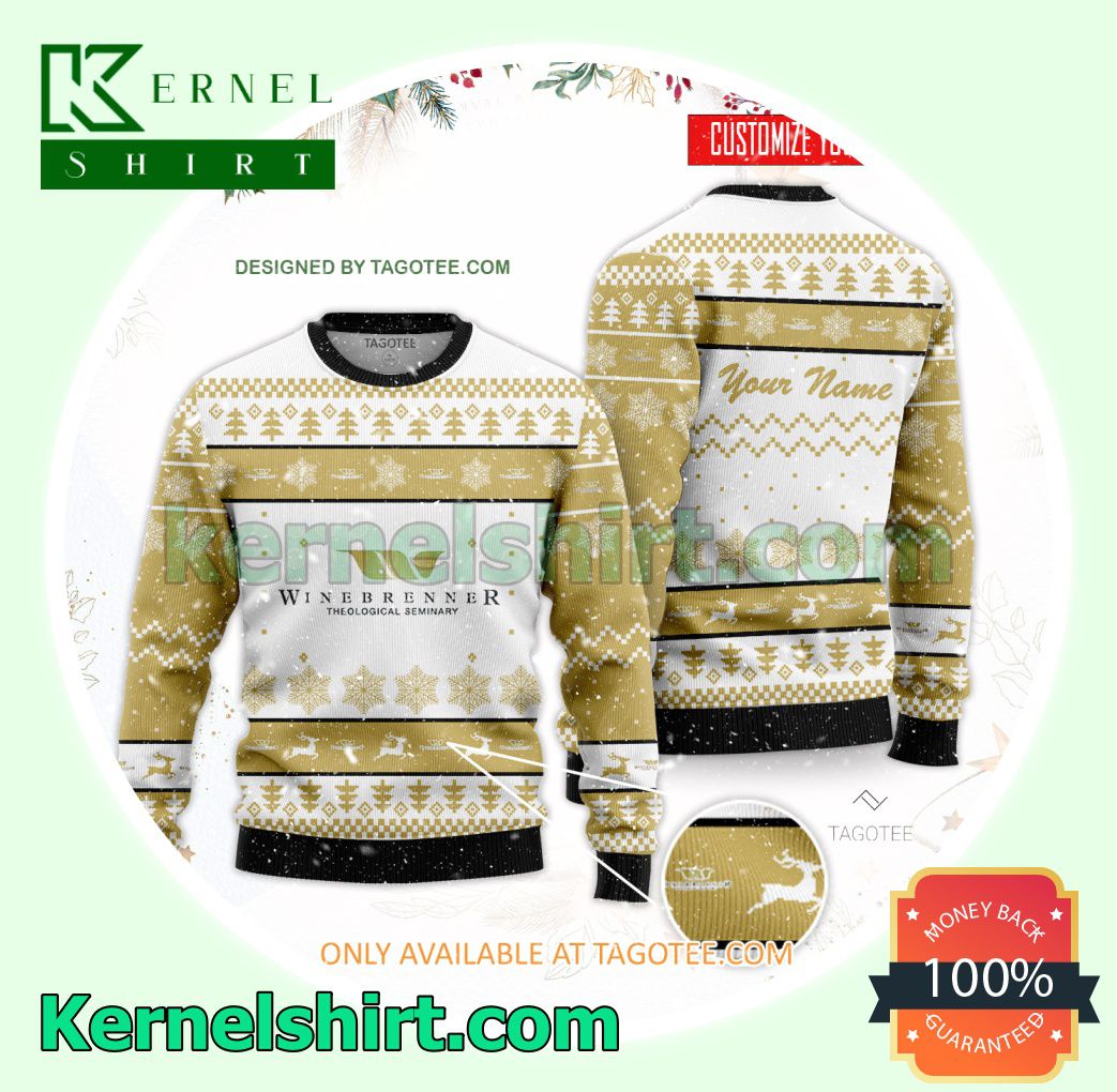 Winebrenner Theological Seminary Xmas Knit Sweaters