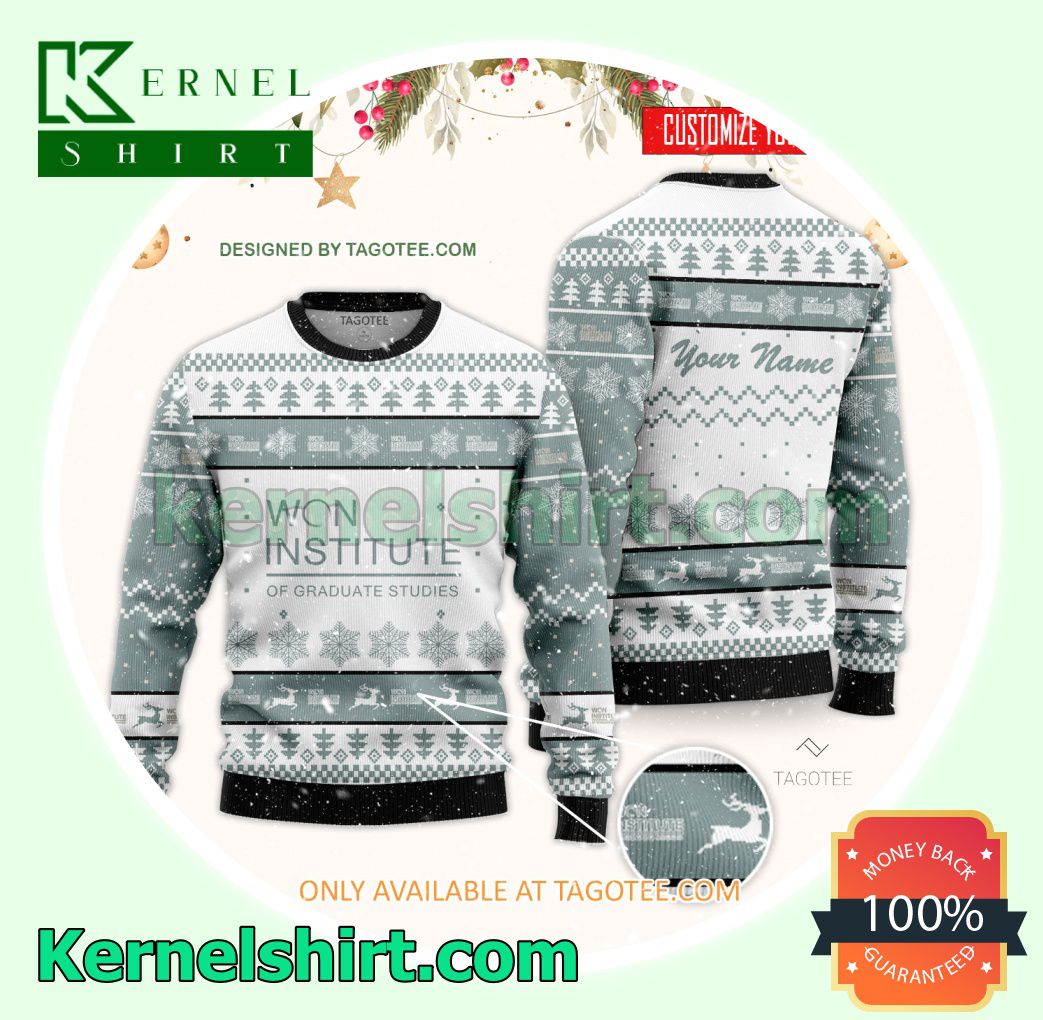 Won Institute of Graduate Studies Xmas Knit Sweaters