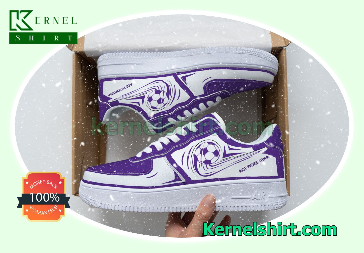 ACF Fiorentina Fan Air Force Sneakers a