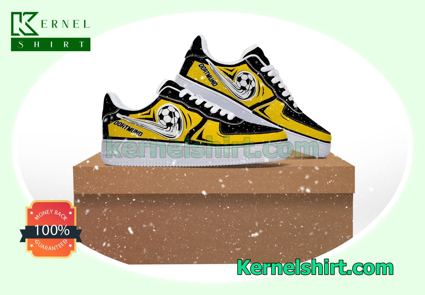Borussia Dortmund Fan Air Force Sneakers