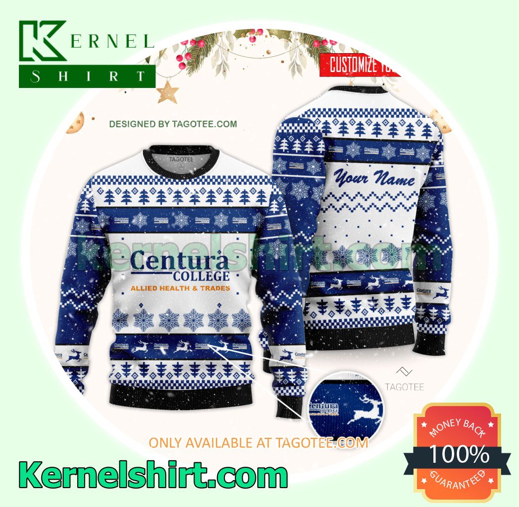 Centura College Logo Xmas Knit Sweaters