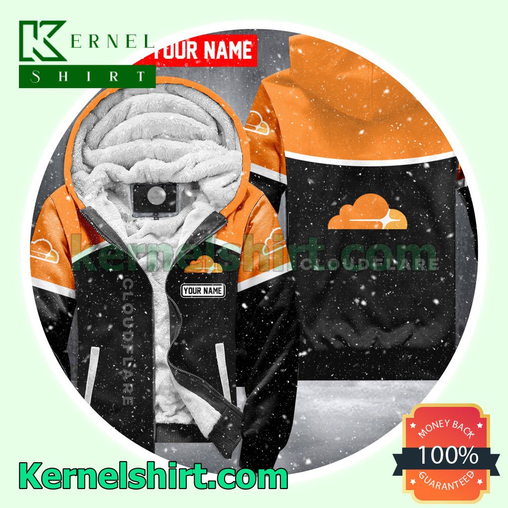 Cloudflare Brand Warn Hoodie Jacket