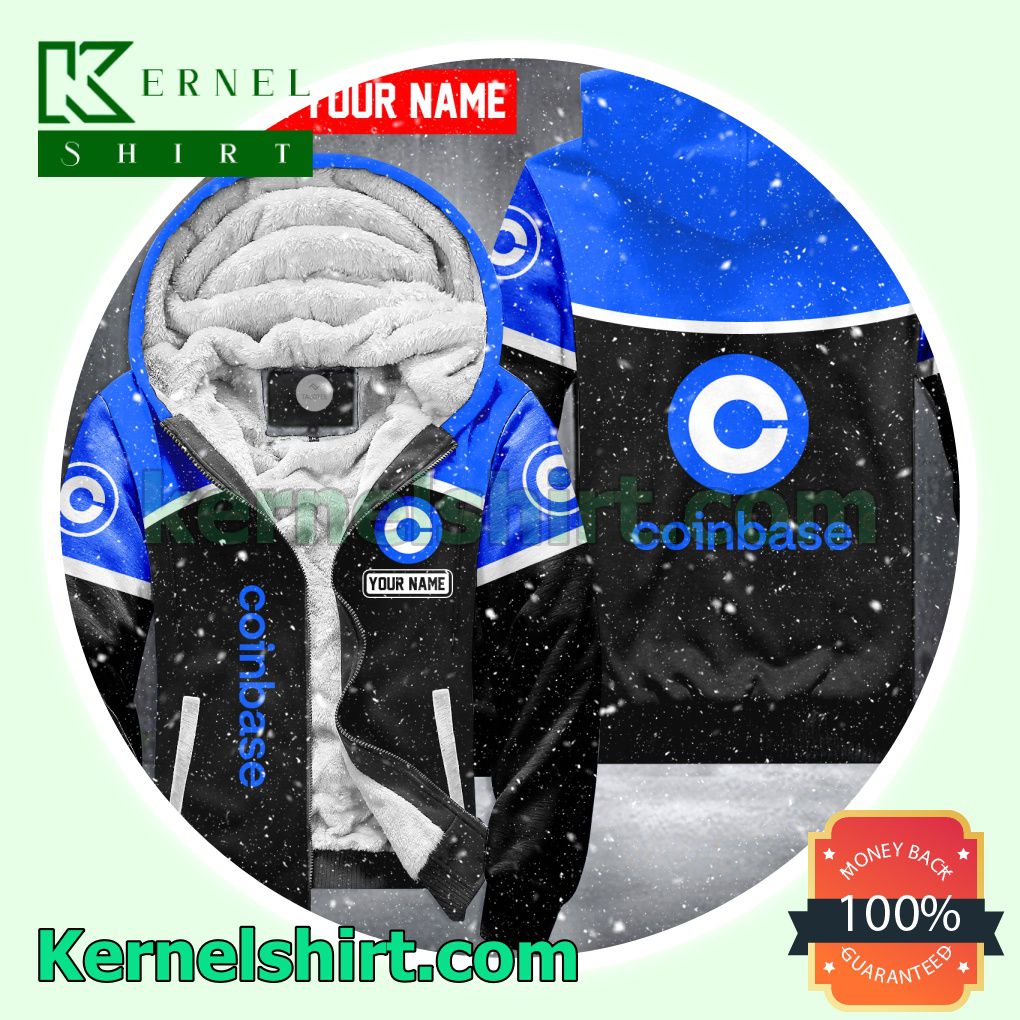 Coinbase Brand Warn Hoodie Jacket