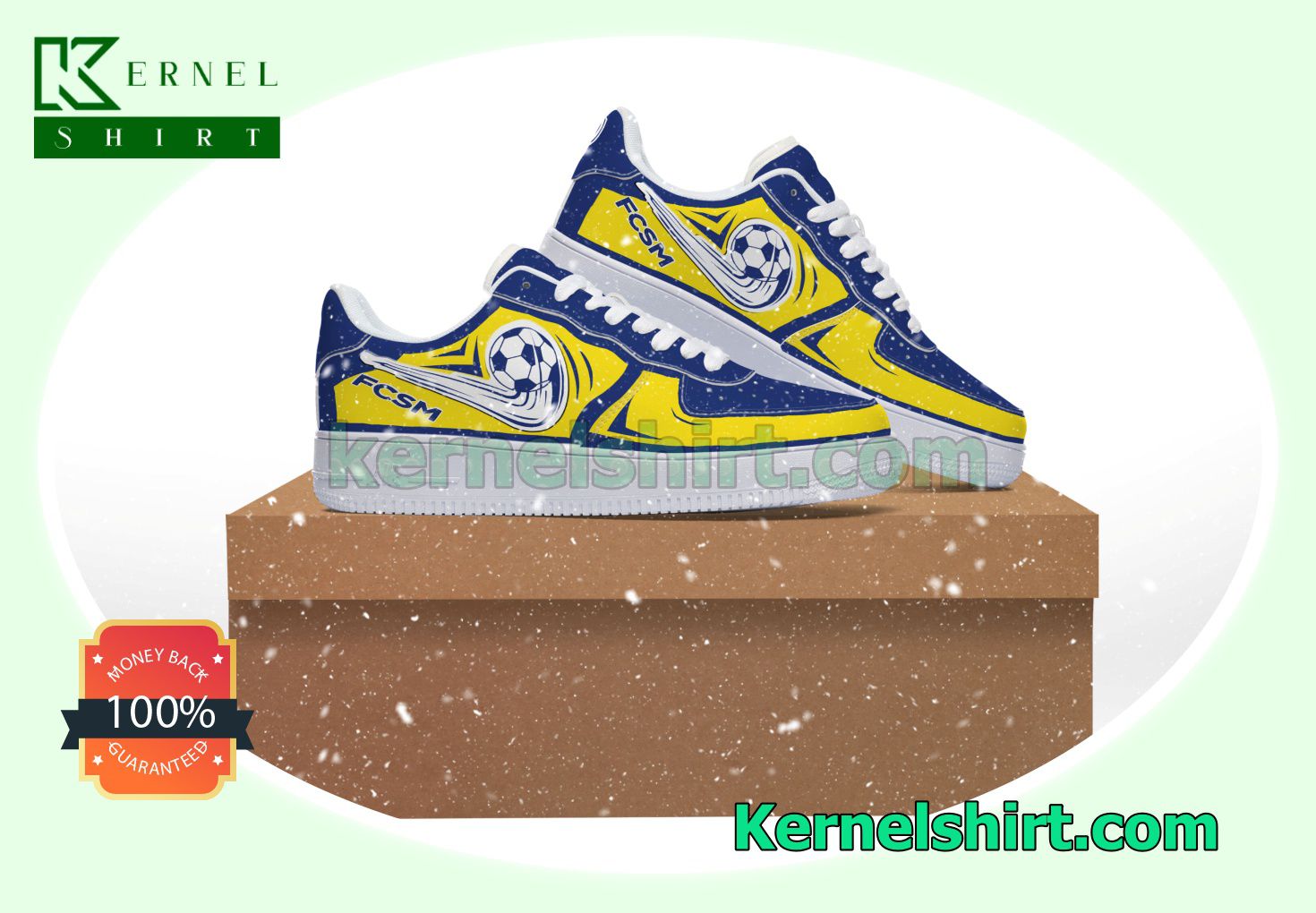 FC Sochaux-Montbeliard Fan Air Force Sneakers