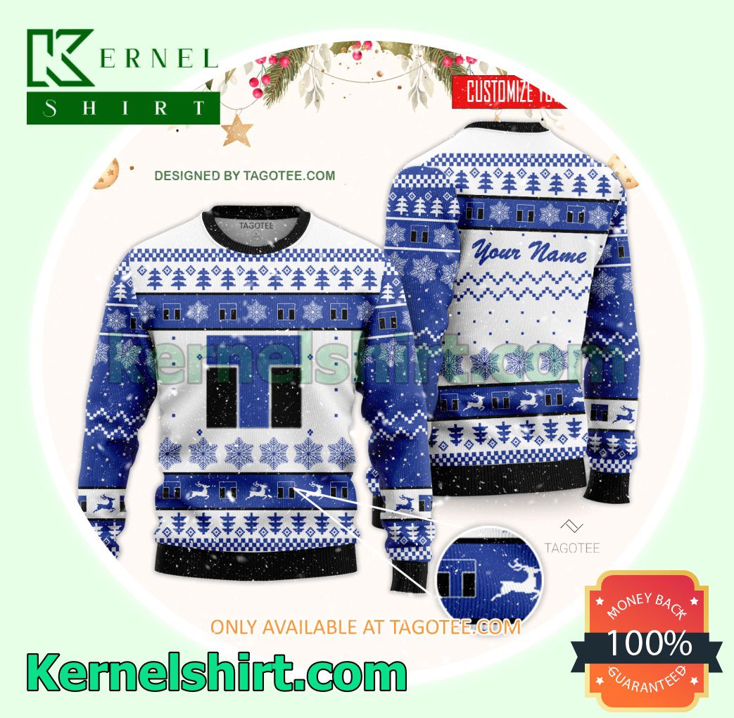 ITI Technical College Logo Xmas Knit Sweaters