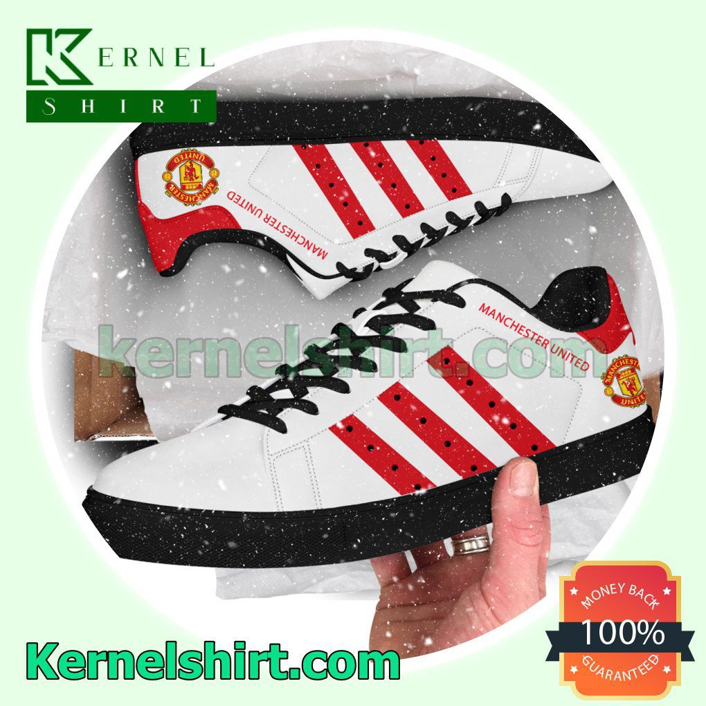 Manchester United Logo Low Top Shoes a