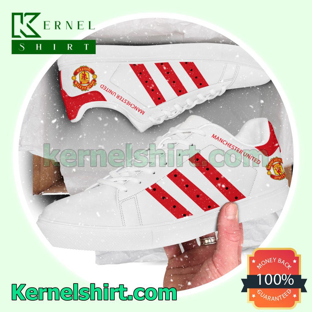 Manchester United Logo Low Top Shoes