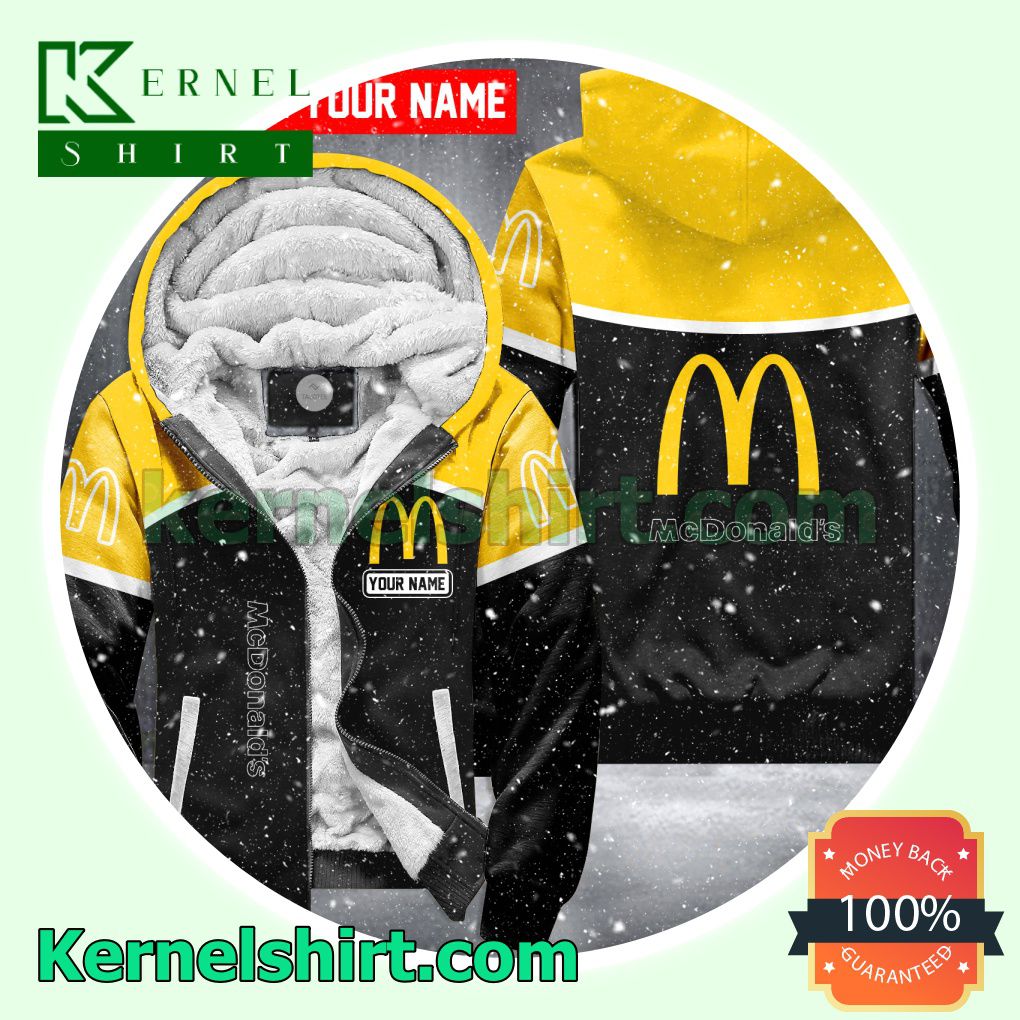 McDonald's Brand Warn Hoodie Jacket