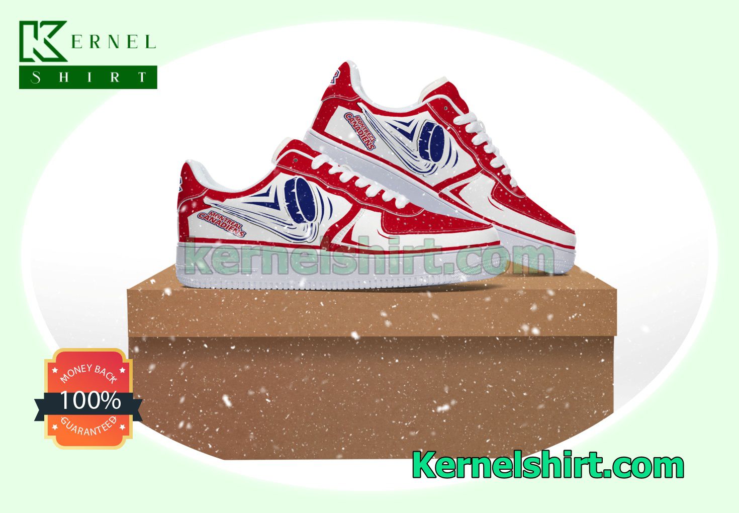 Montreal Canadiens Fan Air Force Sneakers