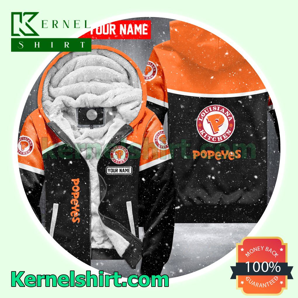 Popeyes Brand Warn Hoodie Jacket