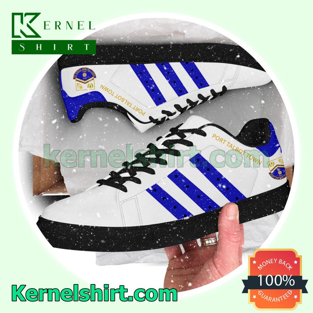 Port Talbot Town Logo Low Top Shoes a