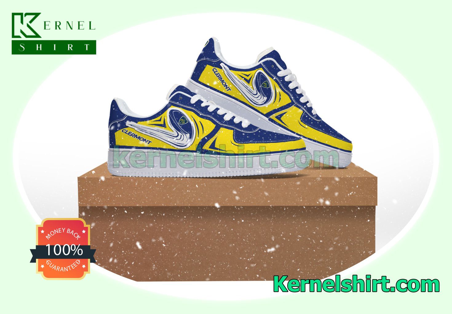 ASM Clermont Auvergne Fan Air Force Sneakers