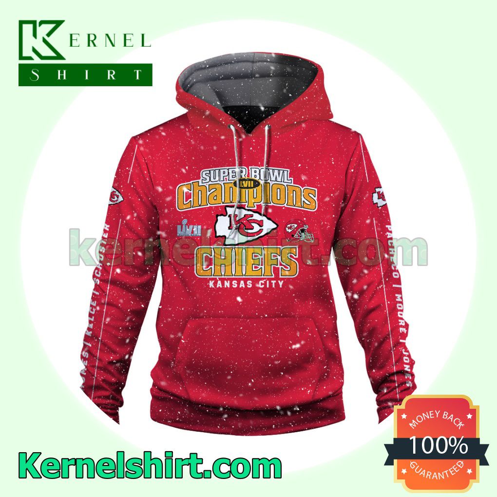 Ain't No Party Like A Super Bowl Party Kansas City Chiefs Jersey Hooded Sweatshirts a
