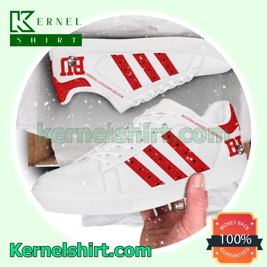 Boston University Terriers Low Top Adidas Shoes