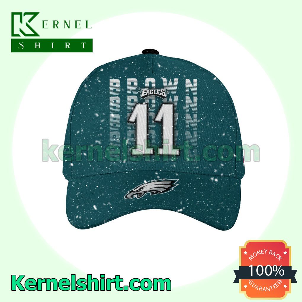 Brown 11 Super Bowl Champion Philadelphia Eagles Snapback Cap