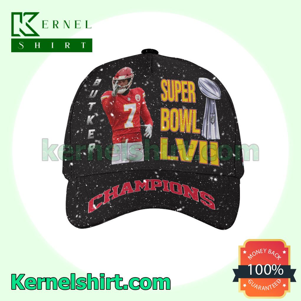 Butker Kansas City Chiefs Super Bowl LVII Champions Snapback Cap