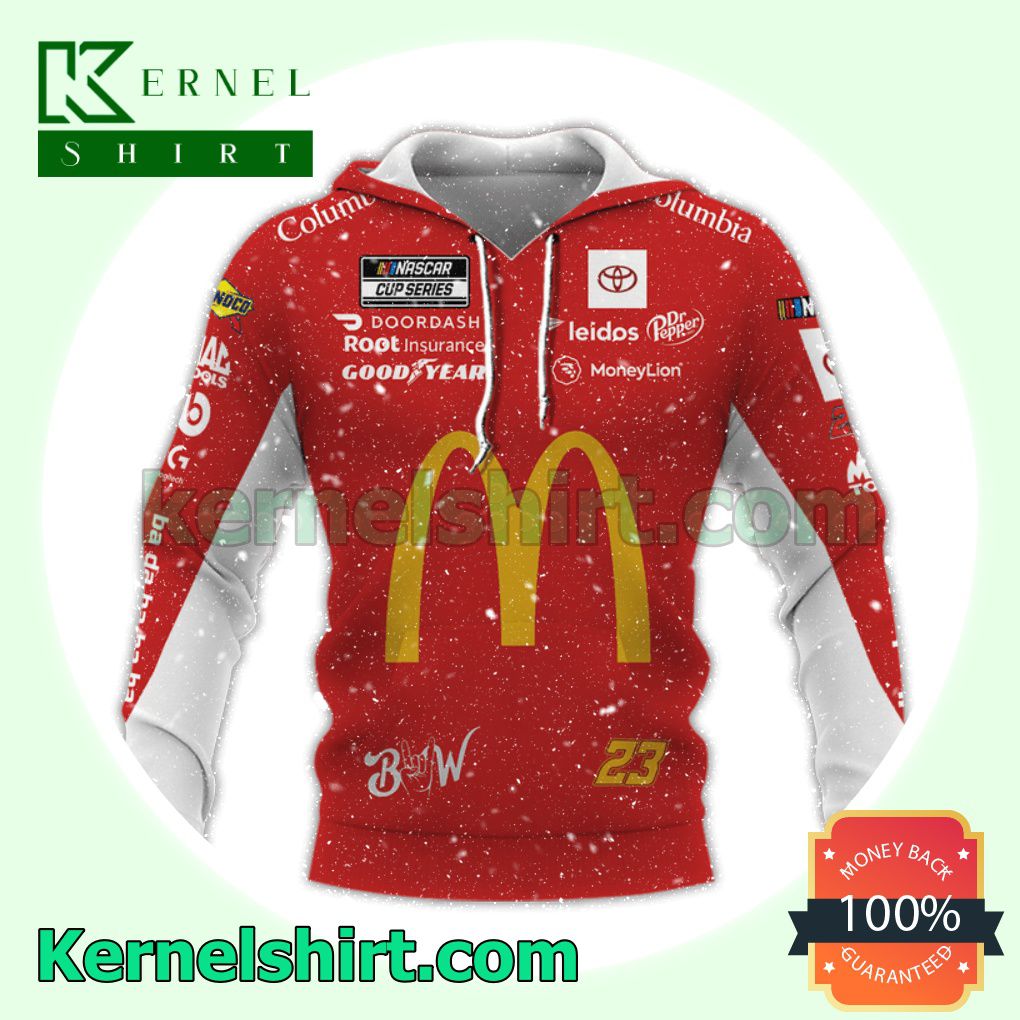 Car Racing Mcdonald's Red Hooded Sweatshirts