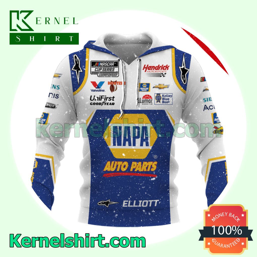 Car Racing Napa Auto Parts Hooded Sweatshirts