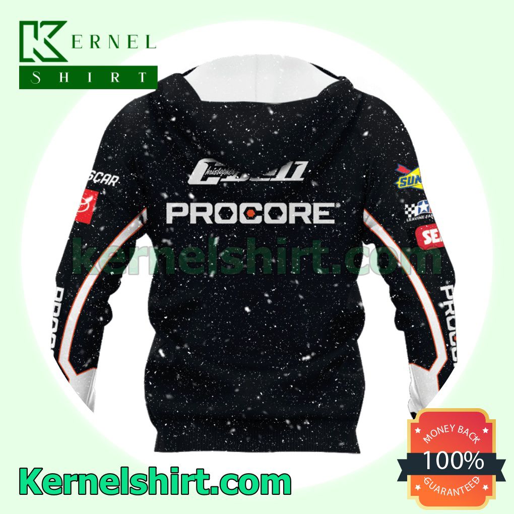 Car Racing Procore Christopher Bell Hooded Sweatshirts a