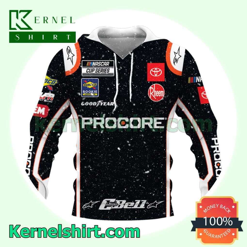 Car Racing Procore Christopher Bell Hooded Sweatshirts