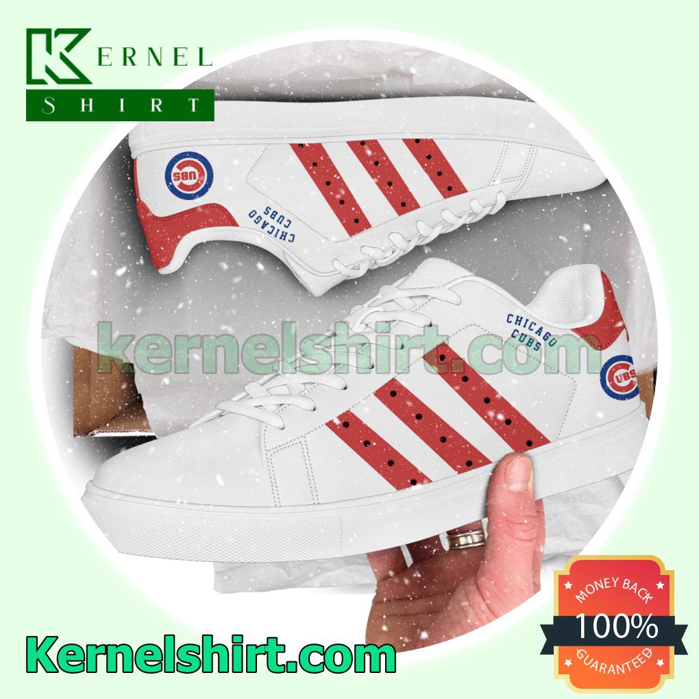 Chicago Cubs Club Logo Low Top Shoes