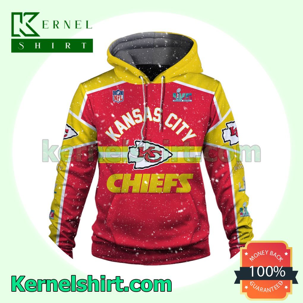 Chiefs 3X Super Bowl Champions Kansas City Chiefs Jersey Hooded Sweatshirts a