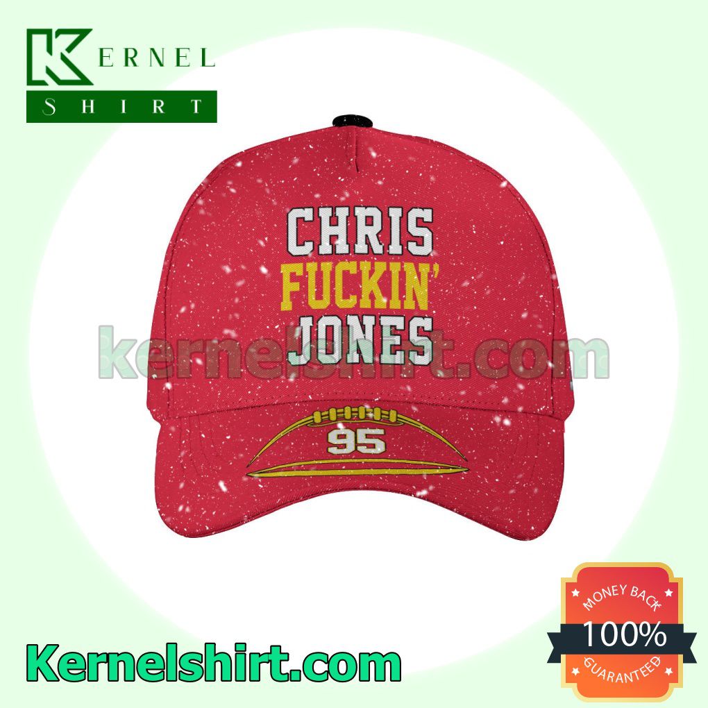 Chris Fuckin Jones 95 Kansas City Chiefs Snapback Cap