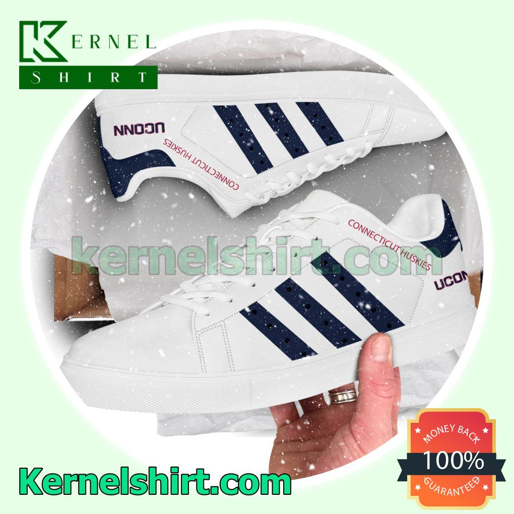 Connecticut Huskies Low Top Adidas Shoes