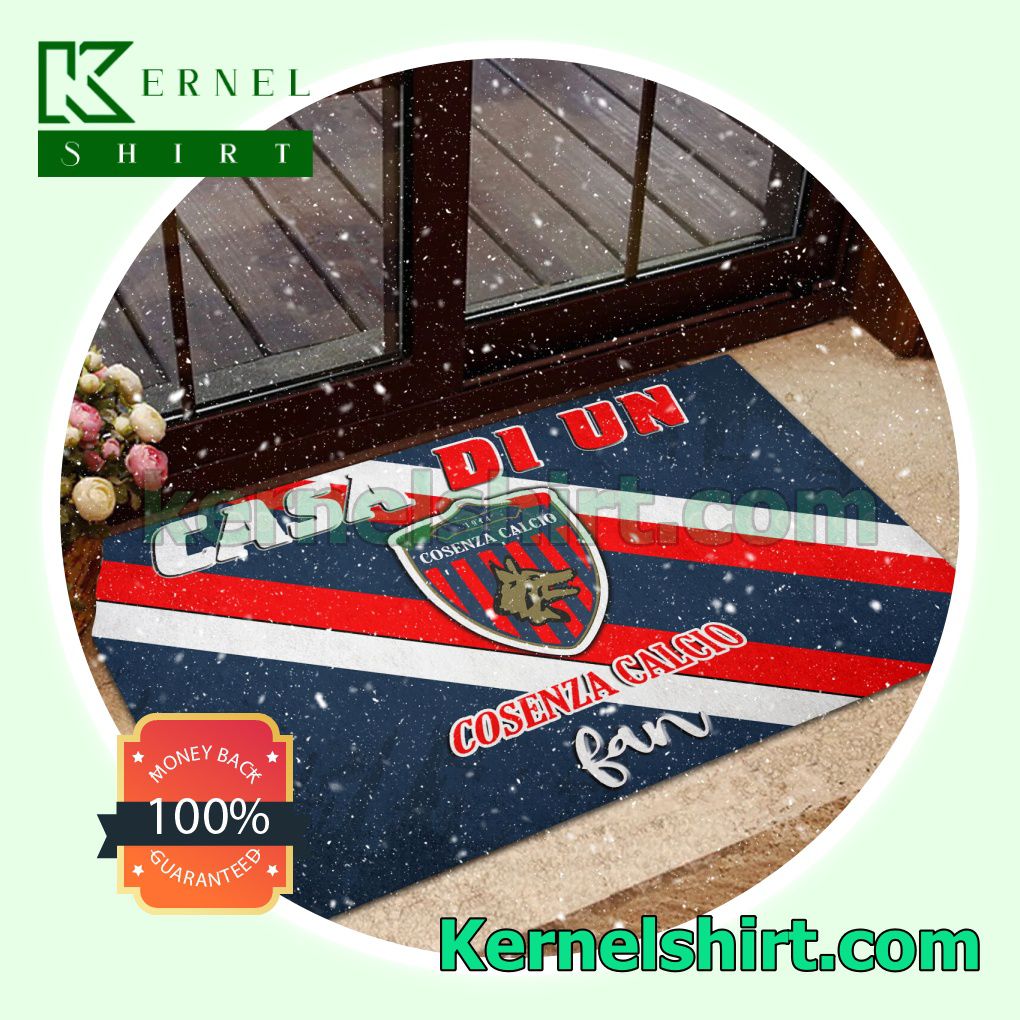 Cosenza Calcio Club Front Door Mat