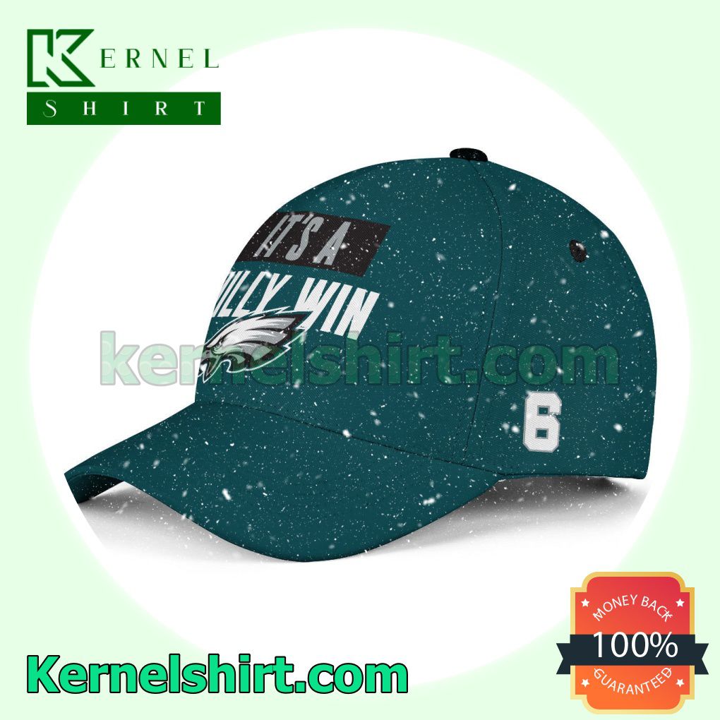 DeVonta Smith It Is A Philly Win Philadelphia Eagles Champions Super Bowl Snapback Cap