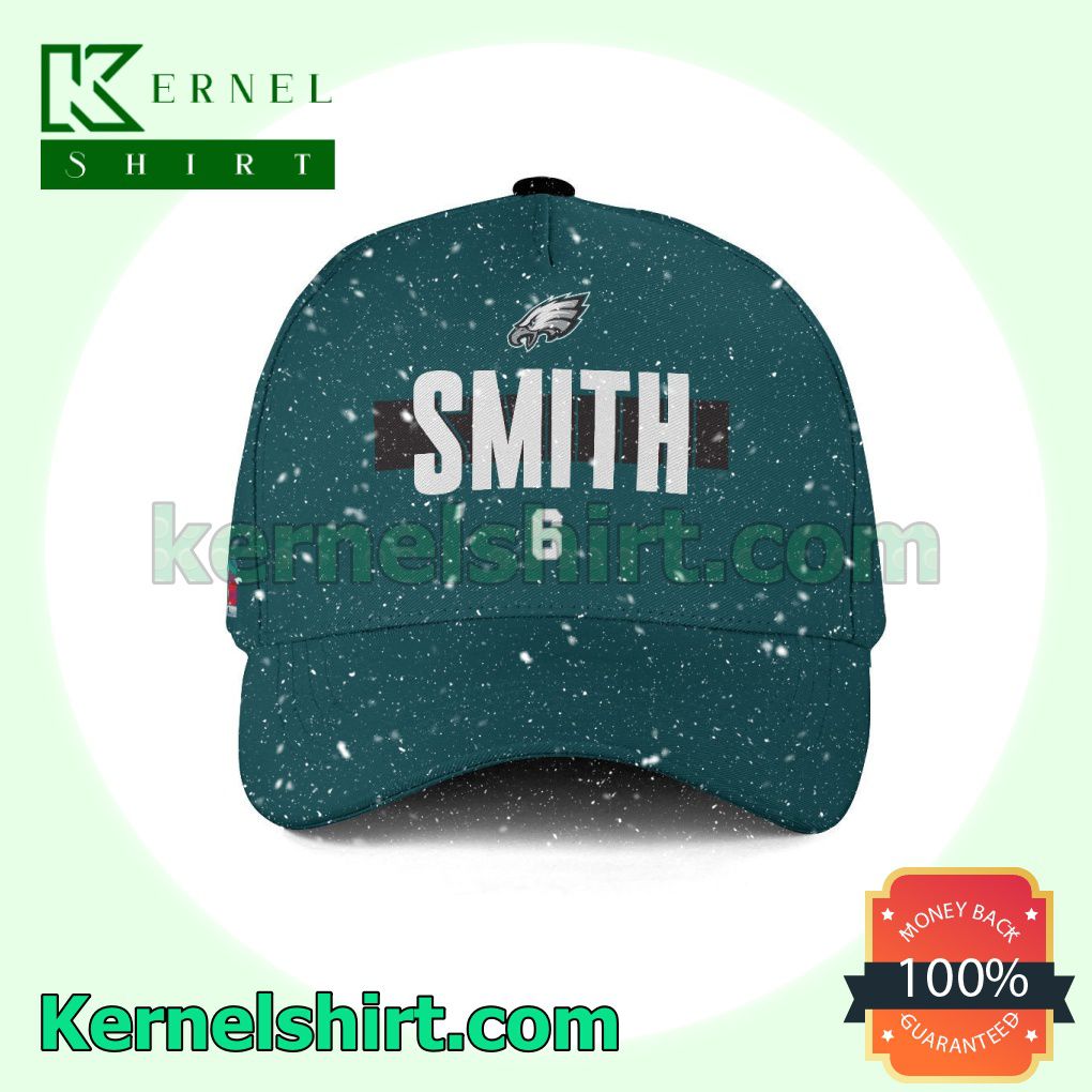 DeVonta Smith Number 6 Super Bowl LVII Philadelphia Eagles Snapback Cap