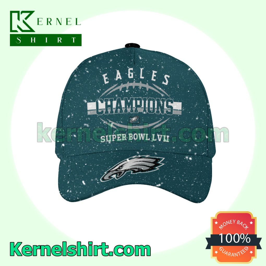 Eagles Champions Philadelphia Eagles Super Bowl LVII Snapback Cap