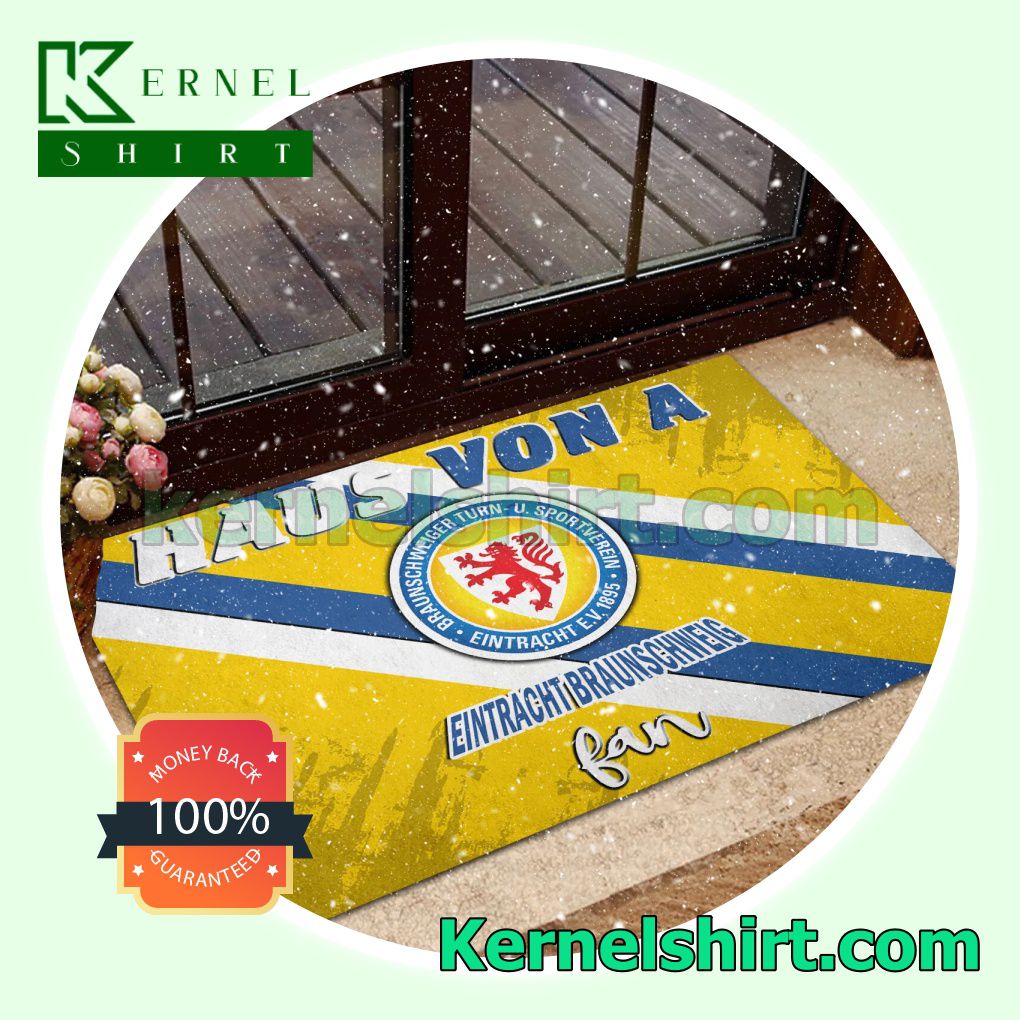 Eintracht Braunschweig Club Front Door Mat