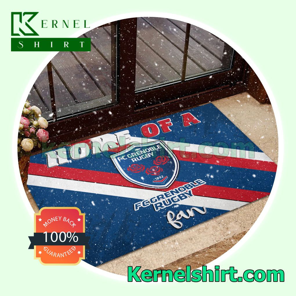 FC Grenoble Rugby Club Front Door Mat