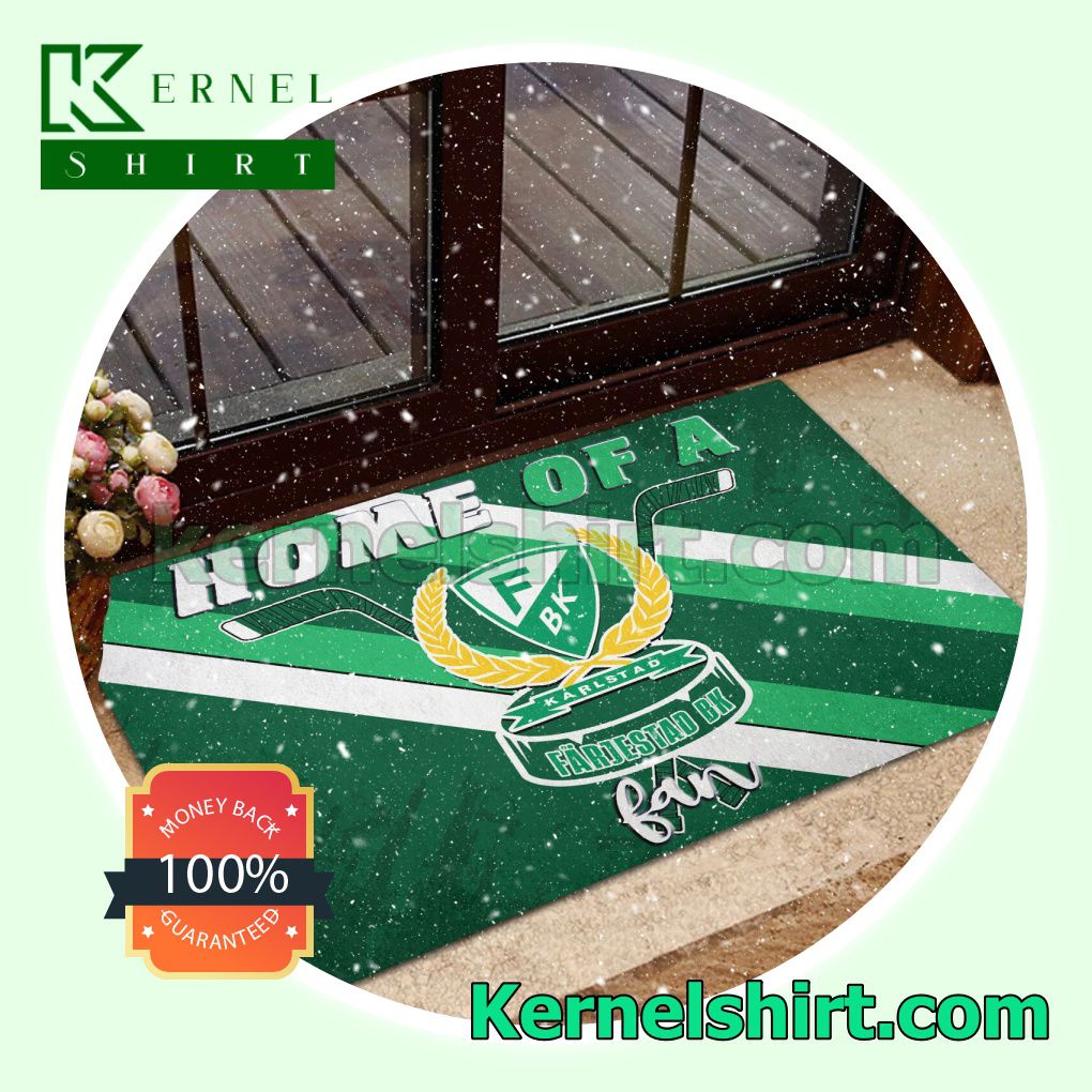 Farjestad BK Club Front Door Mat