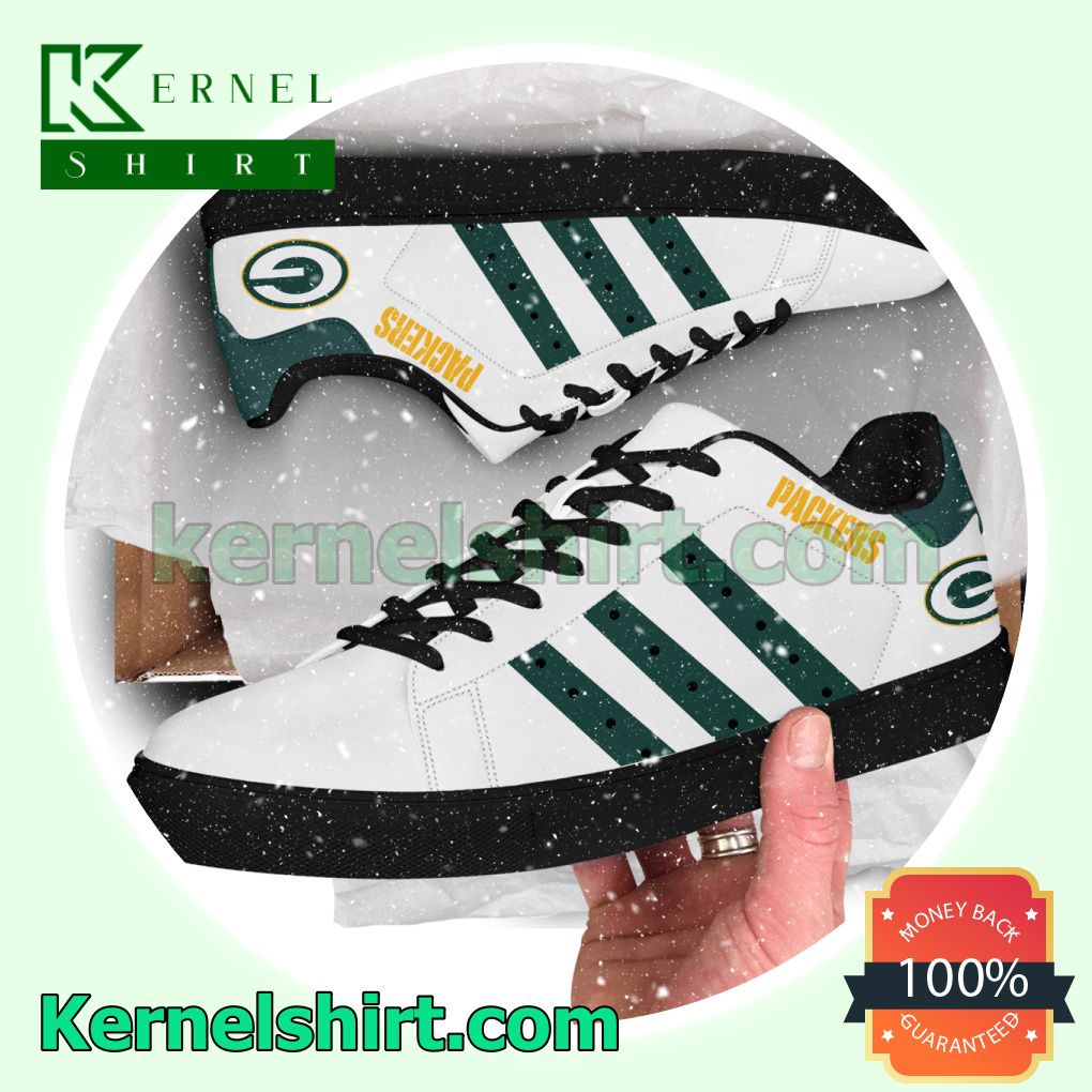 Green Bay Packers NFL Rugby Logo Low Top Shoes a