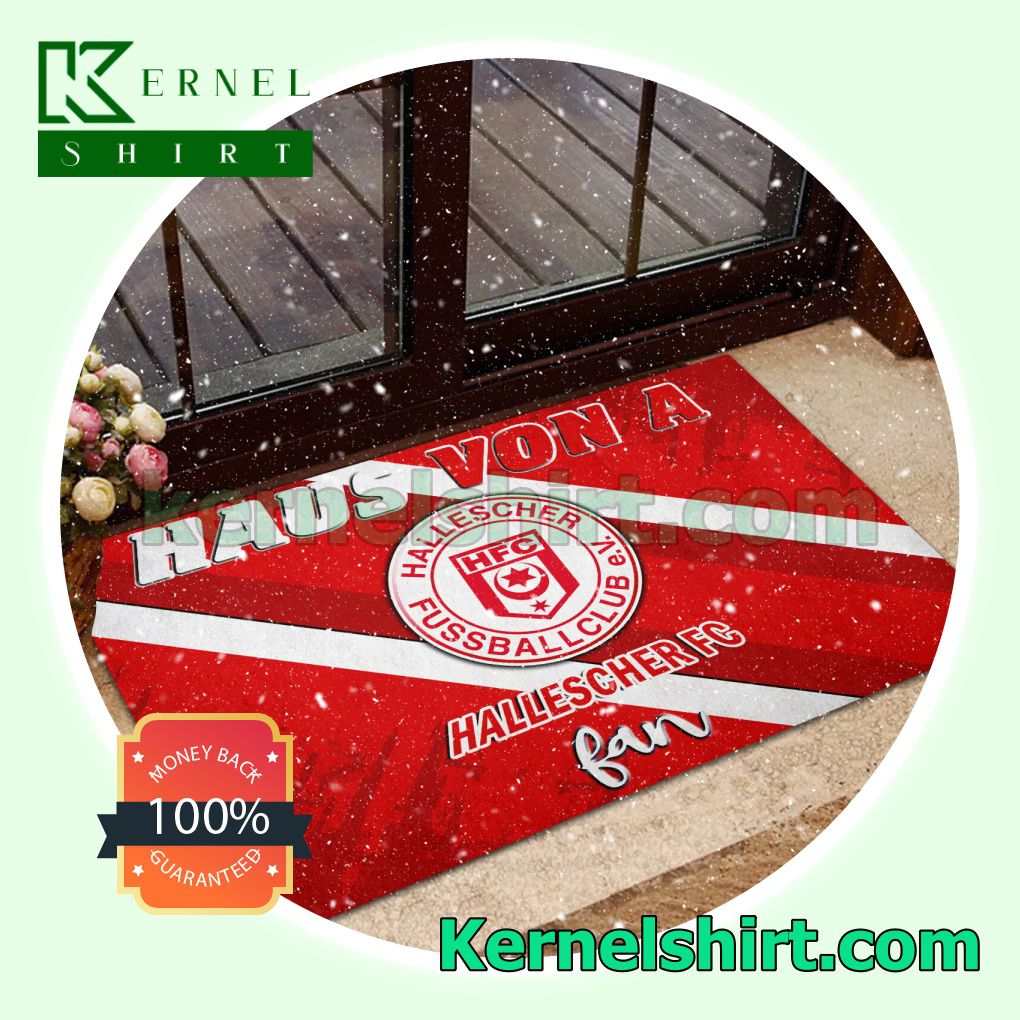 Hallescher FC Club Front Door Mat