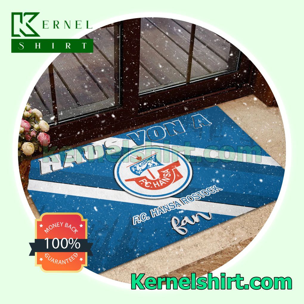 Hansa Rostock Club Front Door Mat