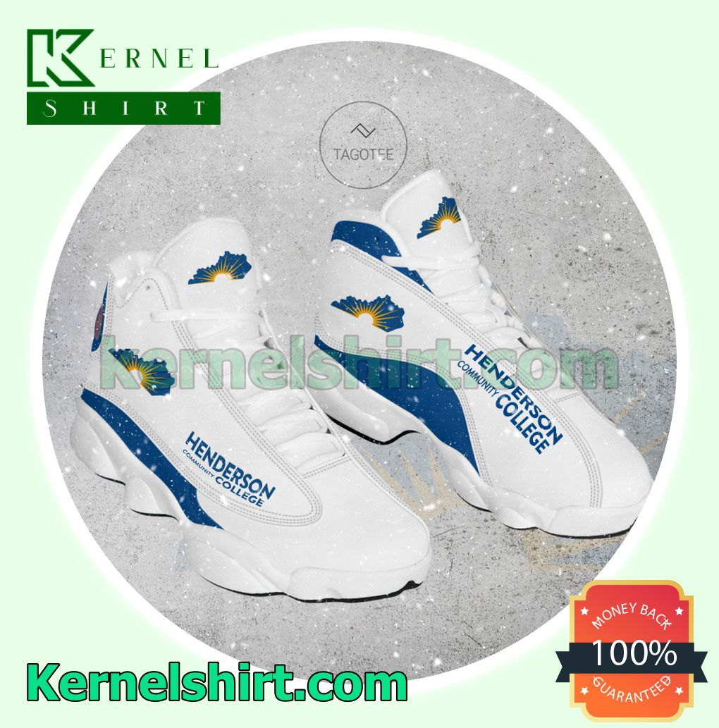 Henderson Community College Logo Jordan Workout Shoes