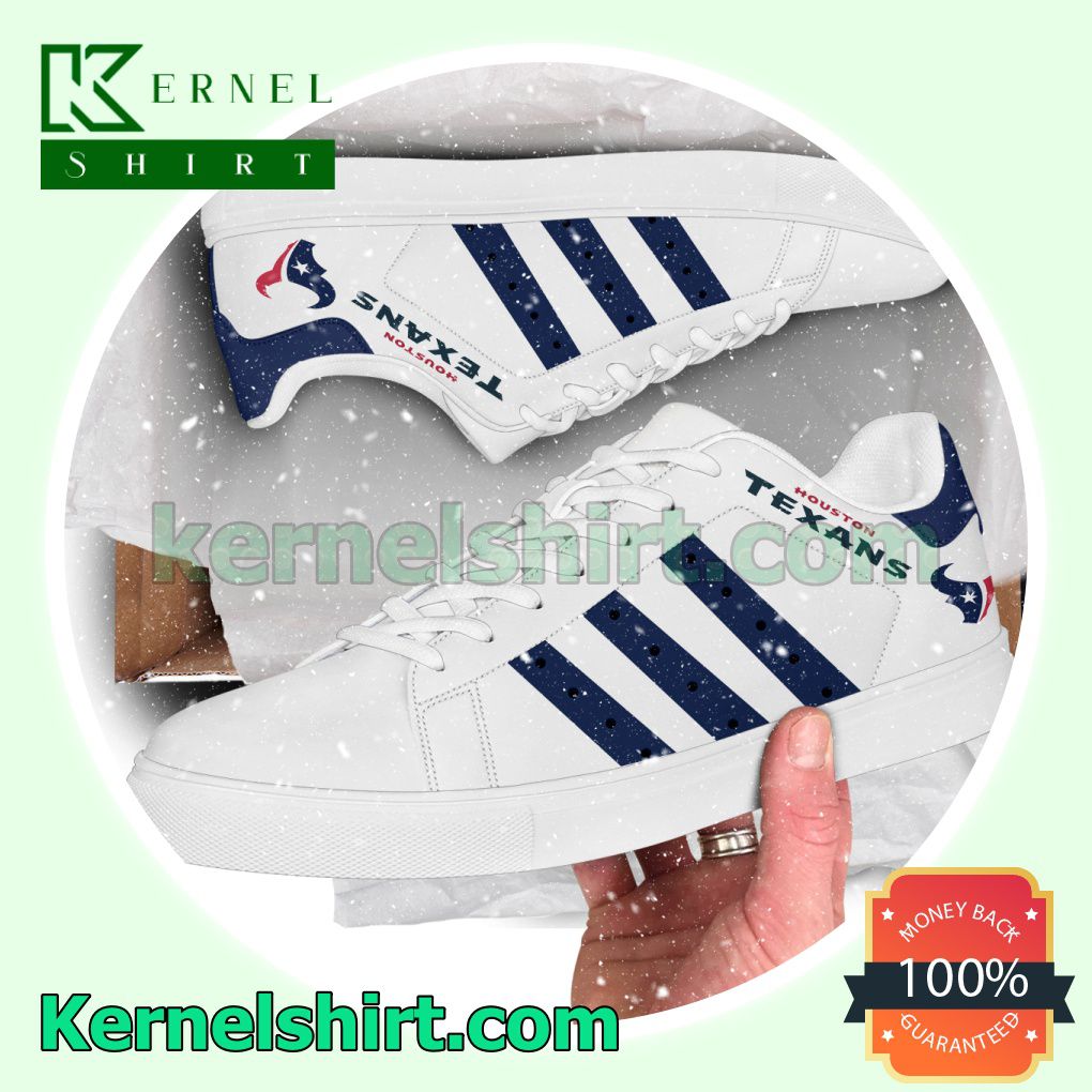Houston Texans NFL Rugby Logo Low Top Shoes